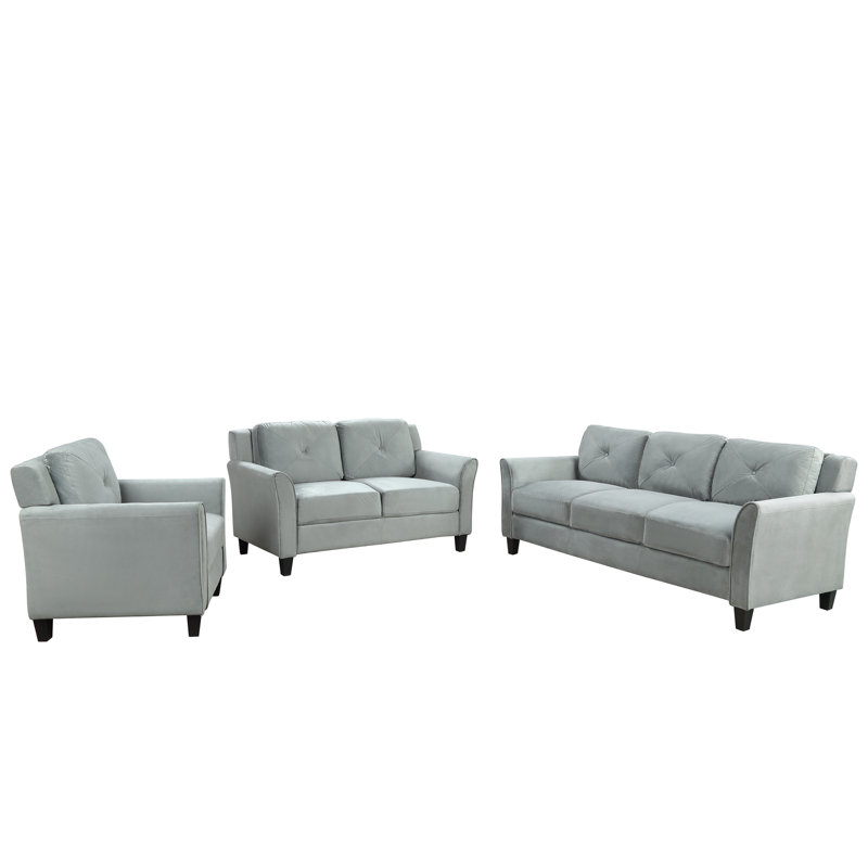 Red Barrel Studio® 3 Piece Standard Living Room Set Wayfair